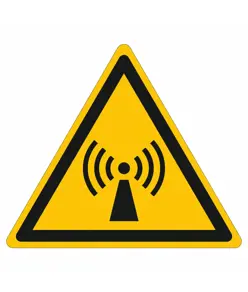 Cartello pericolo  radiazioni non ionizzanti