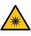 Cartello pericolo  radiazioni ottiche