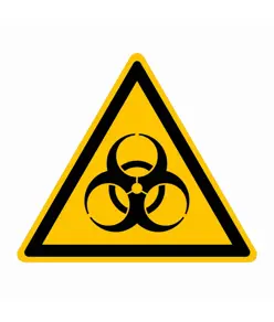 Cartello pericolo  rischio biologico