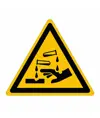 Cartello pericolo  'Sostanze corrosive'