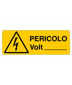 etichette adesive 'pericolo volt__'