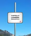 Cartello personalizzato in lamiera scatolata formato orizzontale
