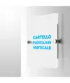 Cartello personalizzato in plexiglass da 3mm formato verticale