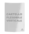 Cartello personalizzato in PVC HD semirigido formato verticale