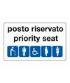 Cartello "Posto riservato"