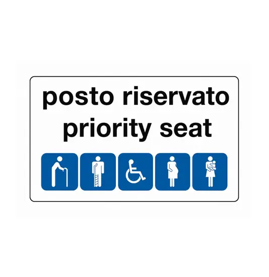 Cartello "Posto riservato"