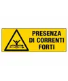 Cartello 'presenza di correnti forti'