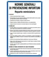 Cartello 'prevenzione infortuni reparto verniciatura'