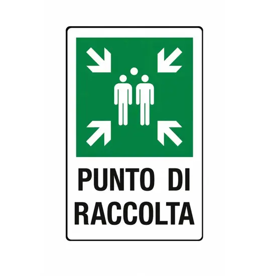 Cartello punto di raccolta