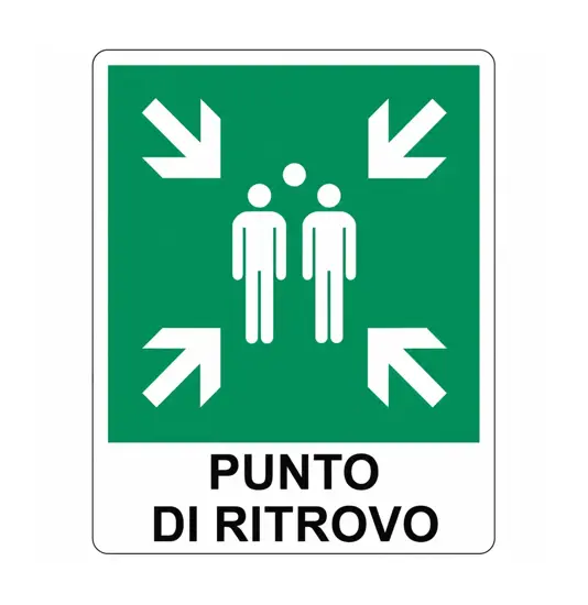 Cartello punto di ritrovo