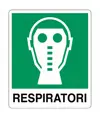 etichette adesive simbolo 'respiratori' con scritta