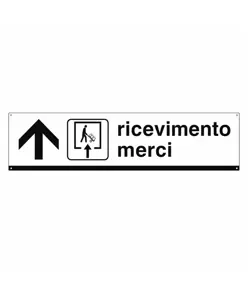 Cartello ricevimento merci