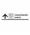 Cartello ricevimento merci