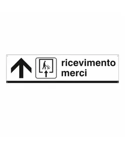 Cartello ricevimento merci