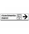 Cartello ricevimento merci