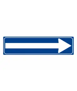Cartello rinfrangente  Senso unico
