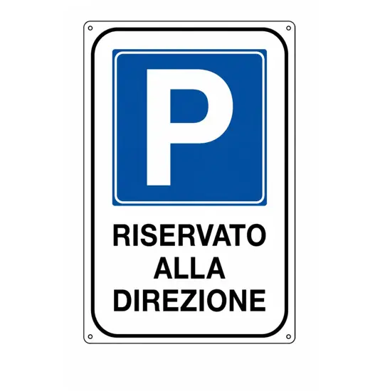 Cartello 'riservato alla direzione'