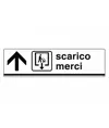 Cartello 'scarico merci'