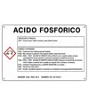 Cartello sostanza pericolosa 'acido fosforico'