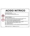 Cartello sostanza pericolosa 'acido nitrico'