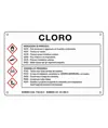 Cartello sostanza pericolosa 'cloro'