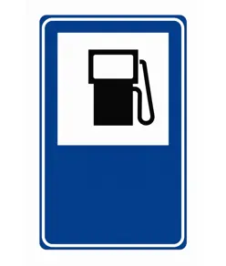 Cartello stazione di servizio