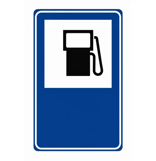Cartello stazione di servizio