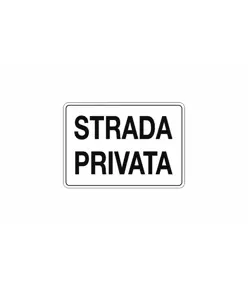 Cartello 'strada privata'