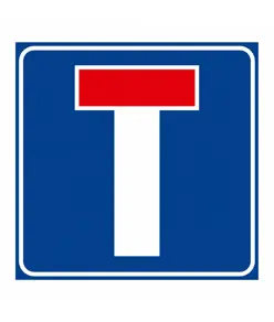 Cartello strada senza uscita
