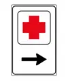 Cartello Stradale Pronto Soccorso  60x90 cm