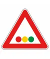 Cartello stradale semaforo orizzontale