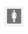 Cartello 'toilette donna'