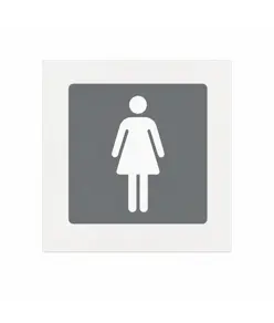 Cartello 'toilette donna'