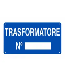 Cartello 'trasformatore N