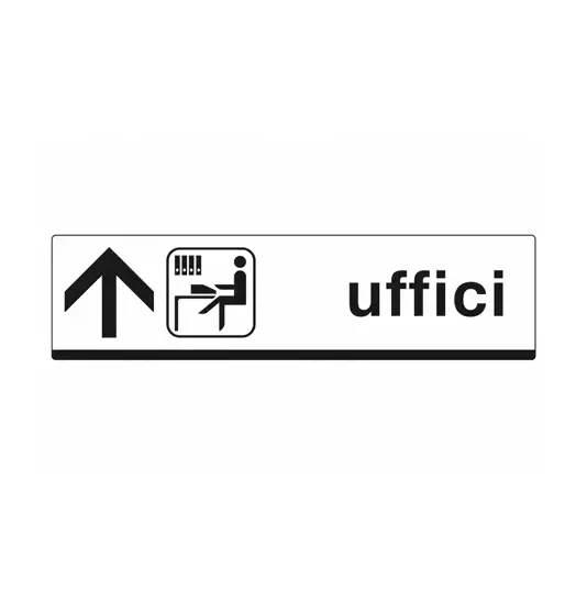 Cartello indicazione 'ufficio'