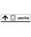Cartello 'uscita'