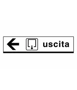 Cartello 'uscita'
