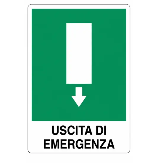 Cartello 'uscita di emergenza'