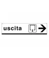Cartello 'uscita'