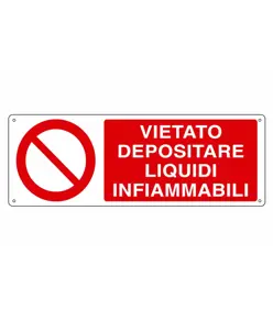 etichette adesive vietato  depositare liquidi infiammabili
