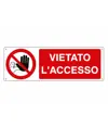 Cartello vietato  l'accesso