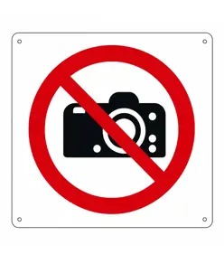 Cartello vietato  vietato fotografare