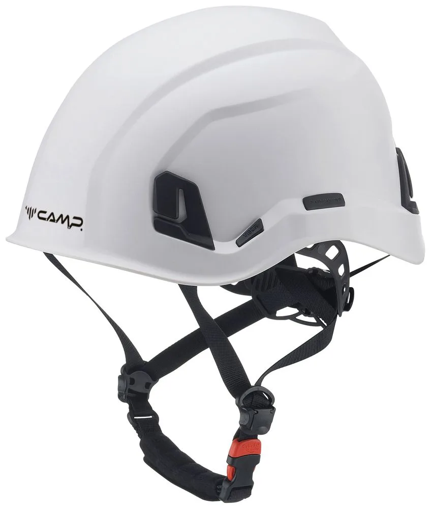 Casco dielettrico Ares, Protezione arco elettrico classe 0 - Per lavori in quota - Regolazione a cremagliera