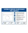 Catenelle moplen colore bianco per cartelli