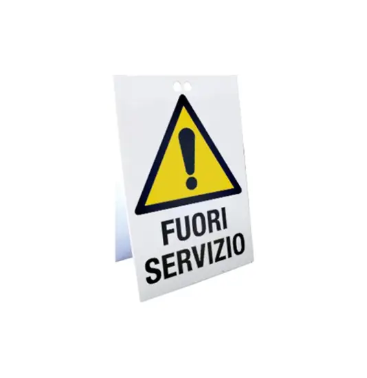 Cavalletto bifacciale in PVC  'Fuori servizio'