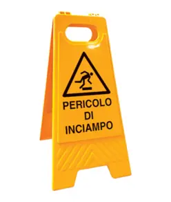 Cavalletto segnaletico bifacciale