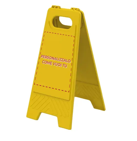 Cavalletto segnaletico personalizzato