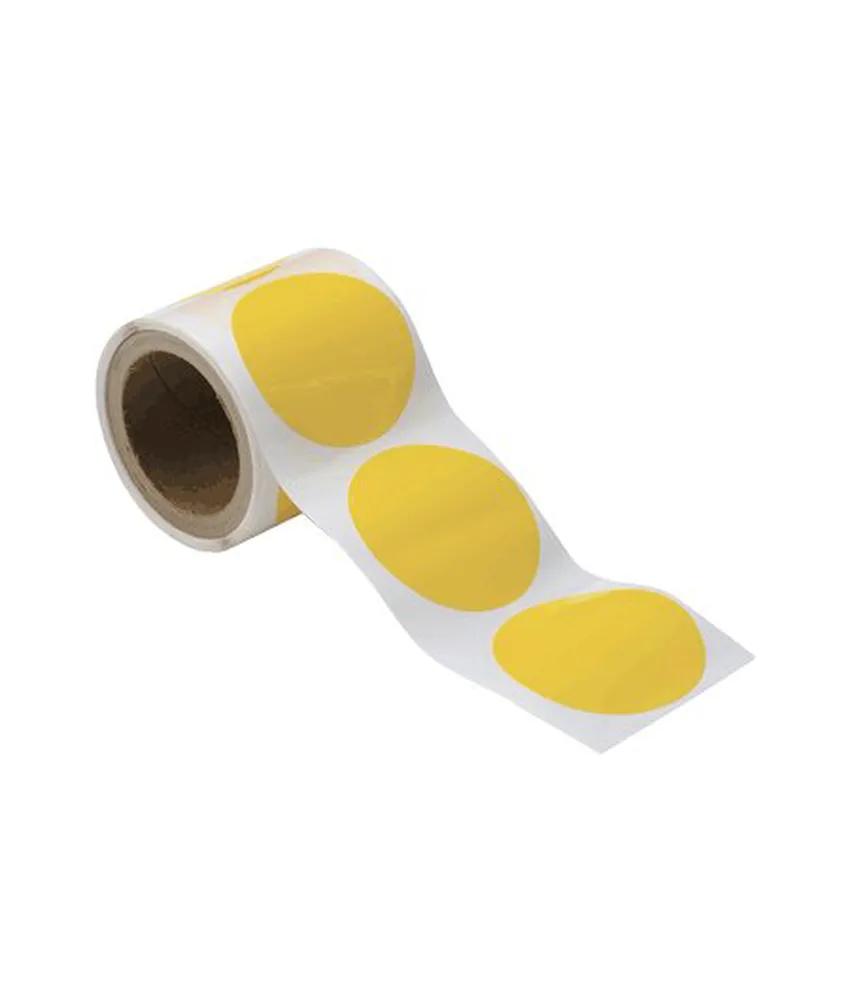 Cerchi adesivi per segnaletica orizzontale, Rotolo da 300 cerchi diametro 10 cm