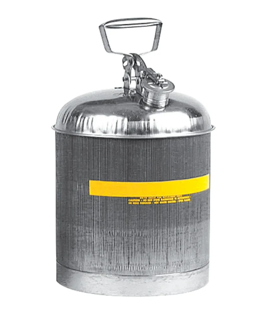 Contenitore di sicurezza Justrite, maniglia oscillante - tipo 1 - in acciaio INOX