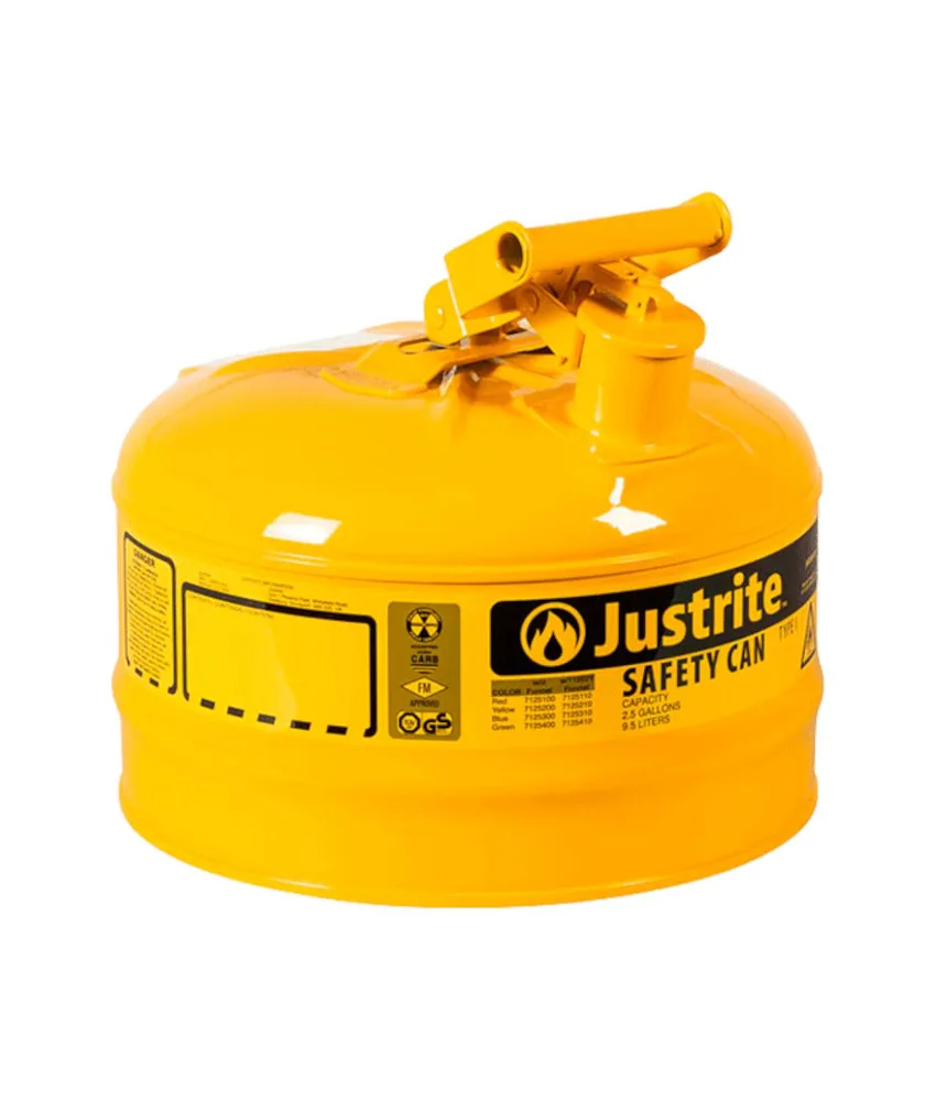 Contenitore di sicurezza Justrite, maniglia oscillante - tipo 1